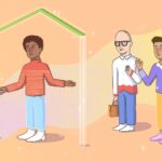 Illustration of Introducing brokers shaking hands