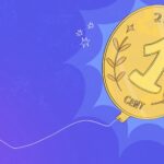 A gold coin adorned with a decorative ribbon, symbolizing value and celebration.