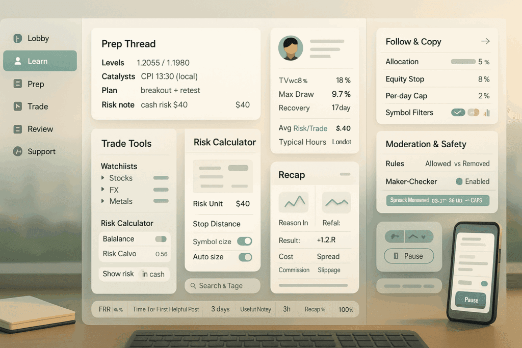 Trading Community Platform That People Actually Use