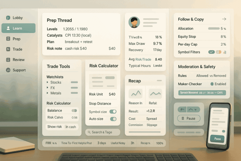 Trading Community Platform That People Actually Use