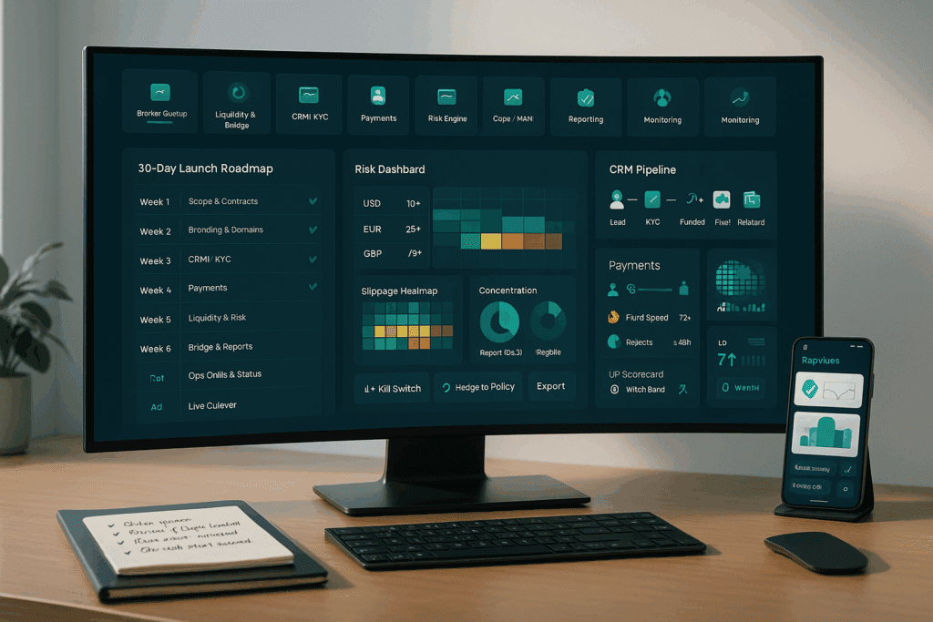 Broker Startup Solution That Ships On Schedule
