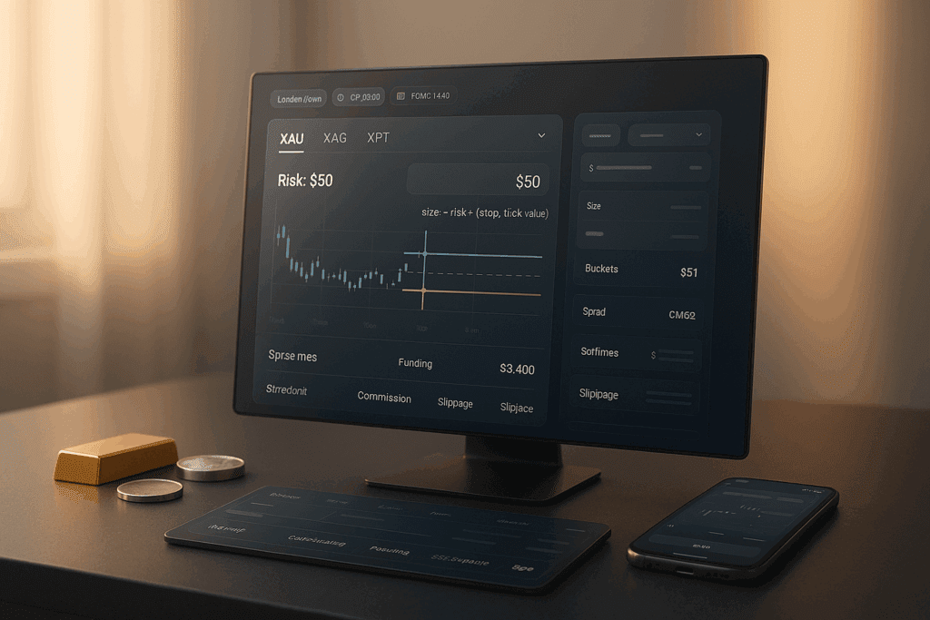 Build a routine for precious metals trading. Learn to trade platinum and silver and pick the best metals broker platform with simple risk and honest costs.