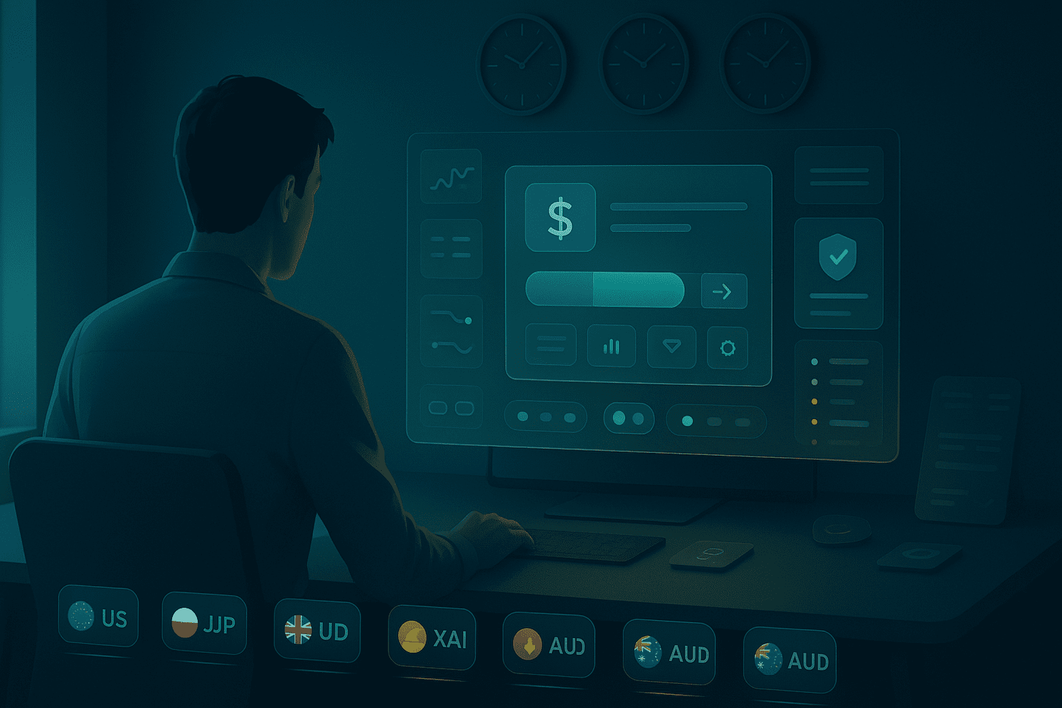 Online Forex Market Trading, One Clear Routine