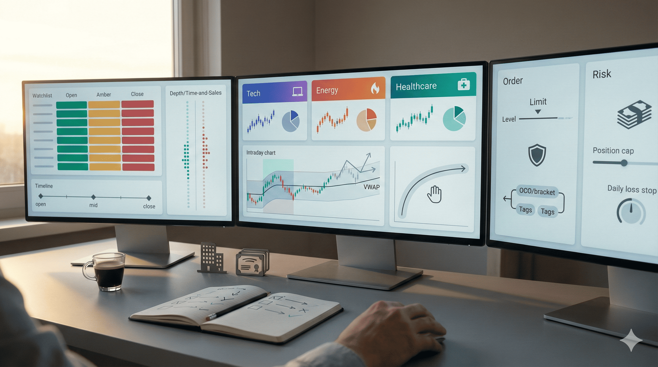 Live Stock Trading with Portfolio Diversification
