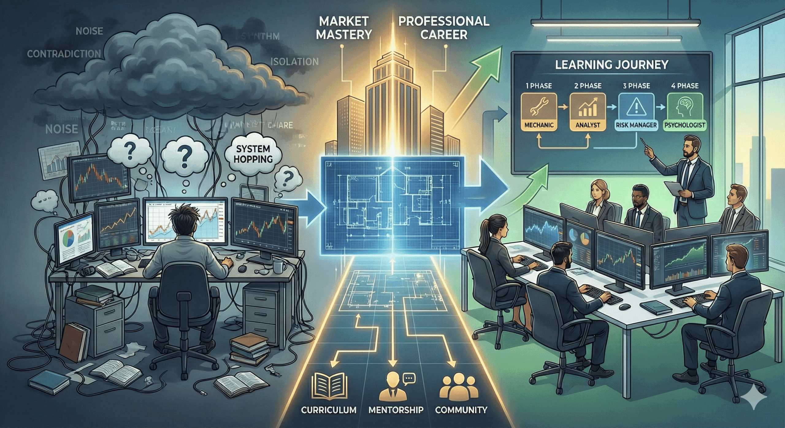 Building a Professional Market Career following Trading Academy