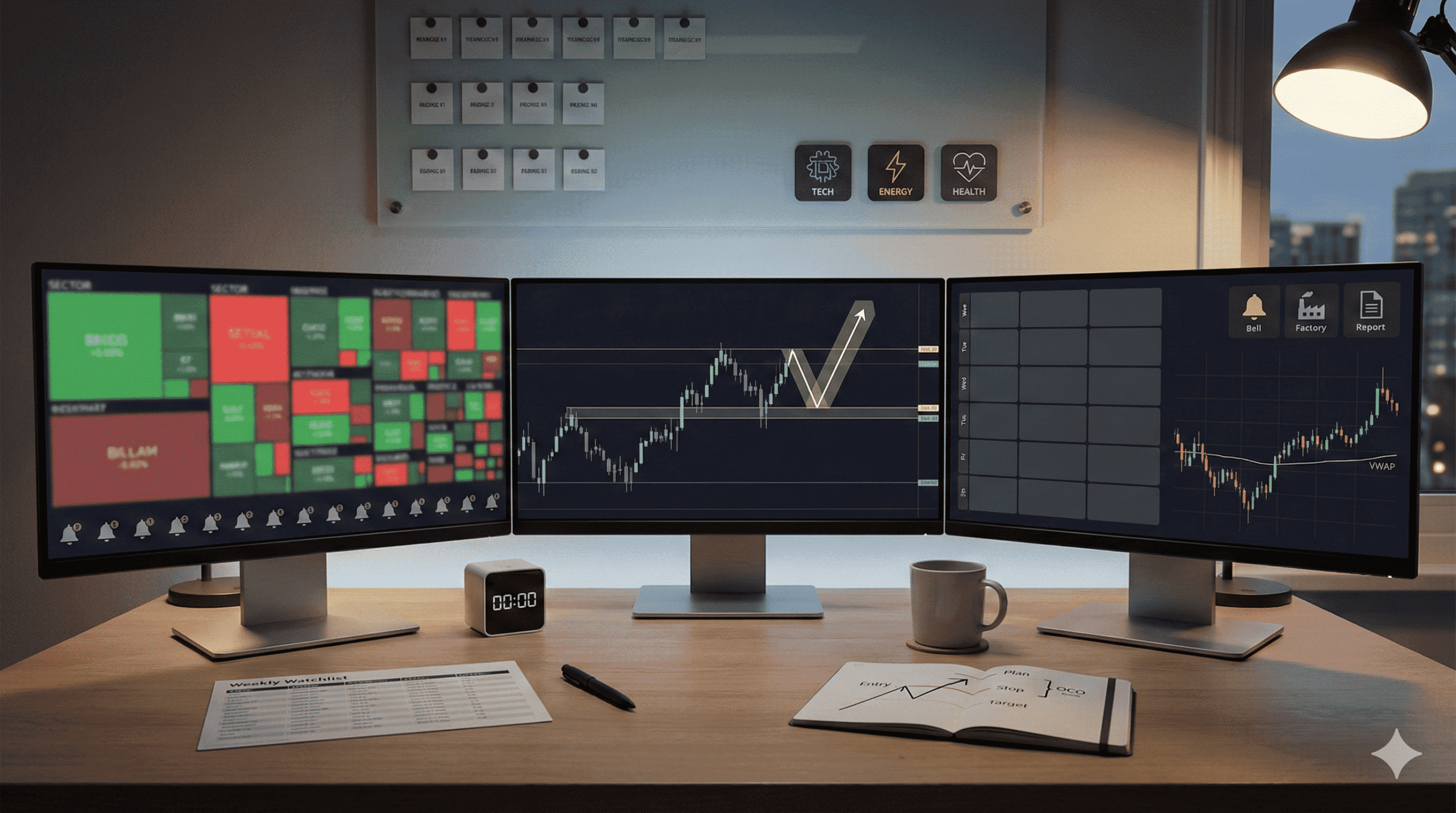 Top Stocks to Trade With a Calm Weekly Routine