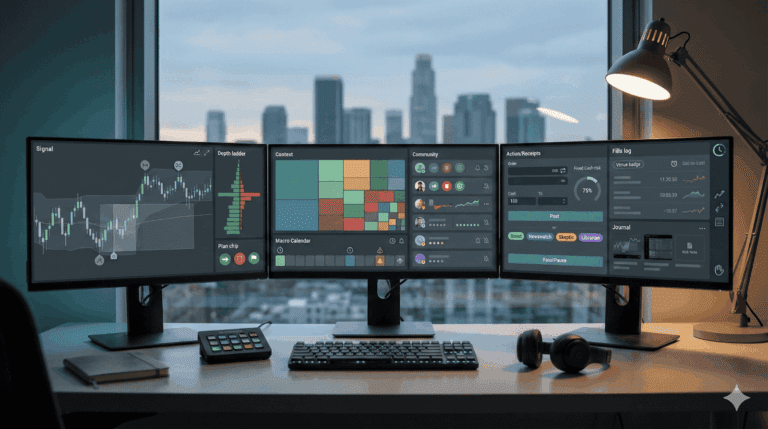 Signal Context Action Inside a Social Trading Platform