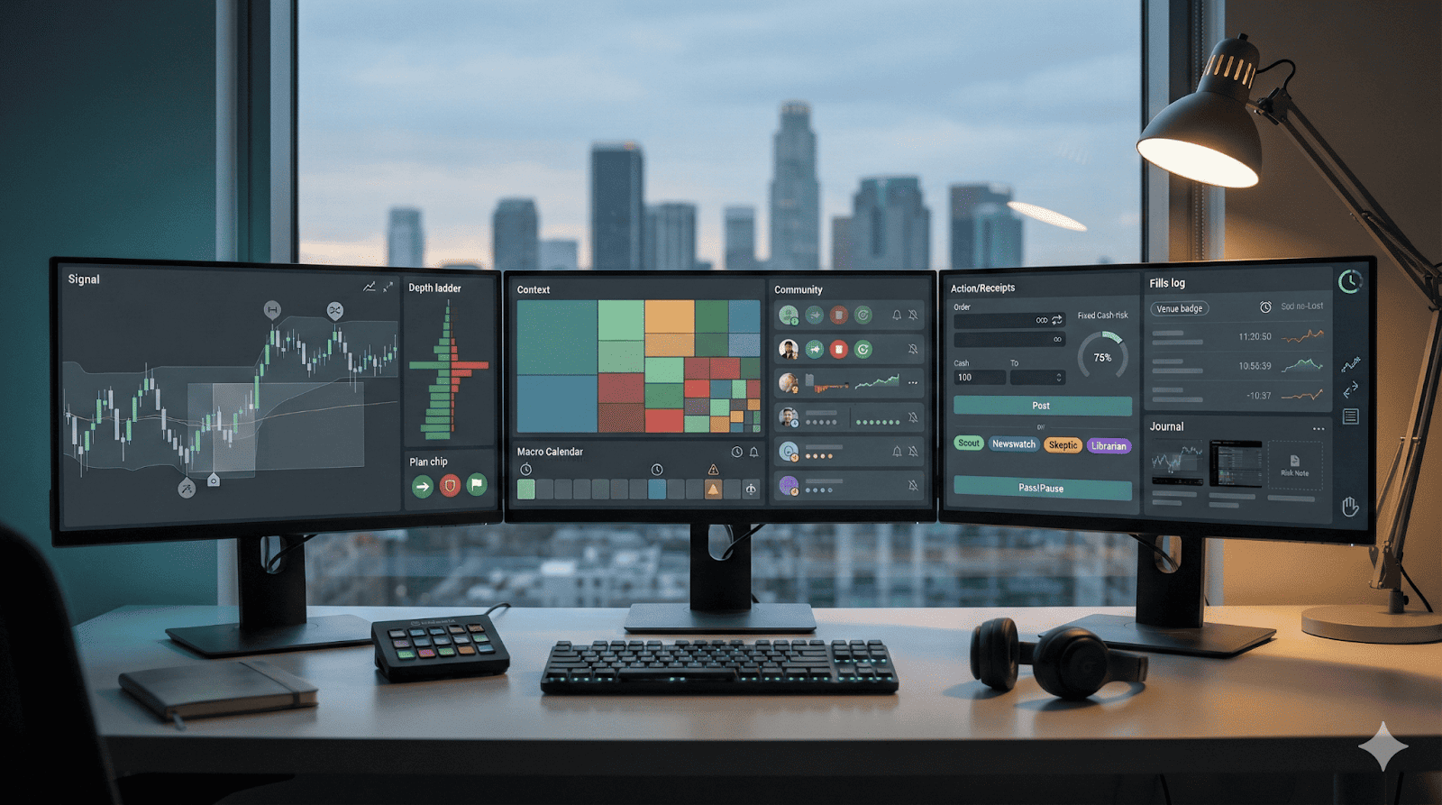 Signal Context Action Inside a Social Trading Platform